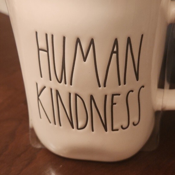 Rae Dunn "Human Kindness" Pride Mug w/ Rainbow Lid NEW! - Picture 2 of 6